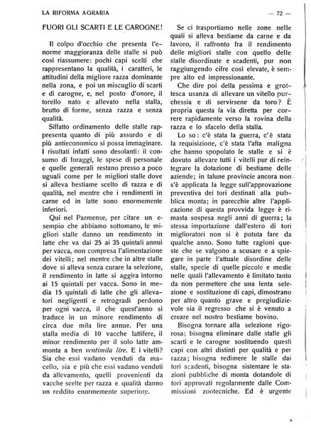 La riforma agraria rivista mensile illustrata delle organizzazioni agrarie parmensi