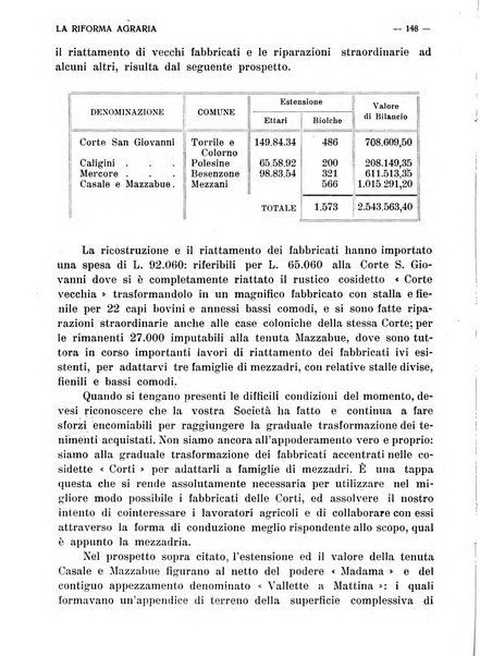 La riforma agraria rivista mensile illustrata delle organizzazioni agrarie parmensi