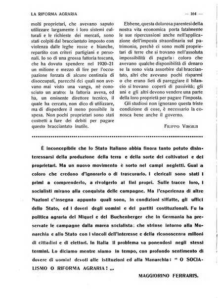 La riforma agraria rivista mensile illustrata delle organizzazioni agrarie parmensi