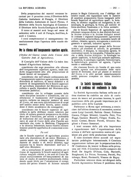 La riforma agraria rivista mensile illustrata delle organizzazioni agrarie parmensi