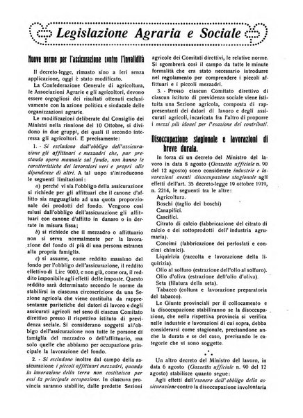 La riforma agraria rivista mensile illustrata delle organizzazioni agrarie parmensi