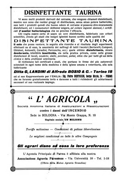 La riforma agraria rivista mensile illustrata delle organizzazioni agrarie parmensi