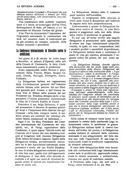 La riforma agraria rivista mensile illustrata delle organizzazioni agrarie parmensi