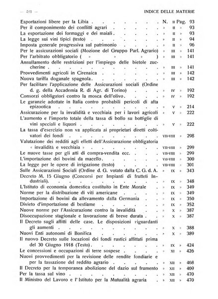 La riforma agraria rivista mensile illustrata delle organizzazioni agrarie parmensi