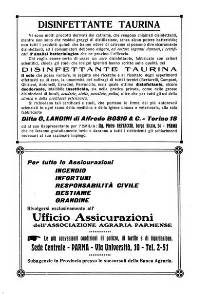 La riforma agraria rivista mensile illustrata delle organizzazioni agrarie parmensi