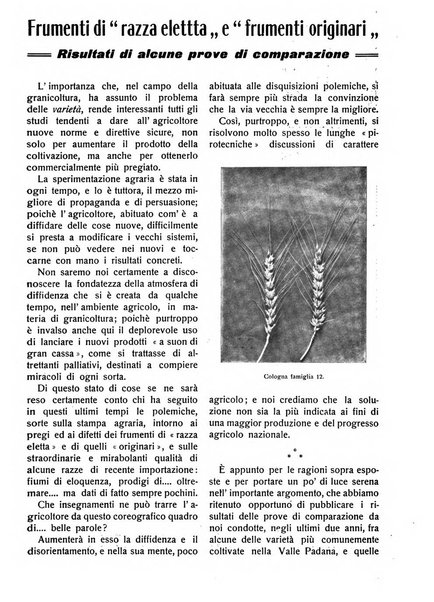 La riforma agraria rivista mensile illustrata delle organizzazioni agrarie parmensi