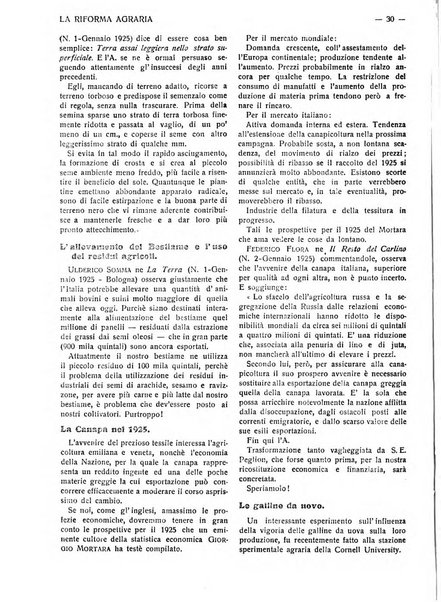 La riforma agraria rivista mensile illustrata delle organizzazioni agrarie parmensi