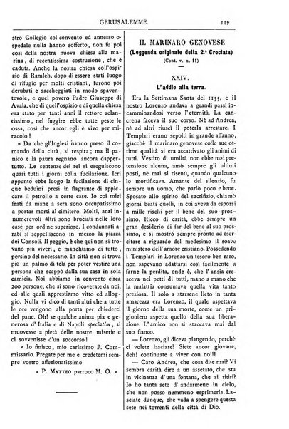 Gerusalemme periodico dell'alleanza cristiana e organo della Palestina