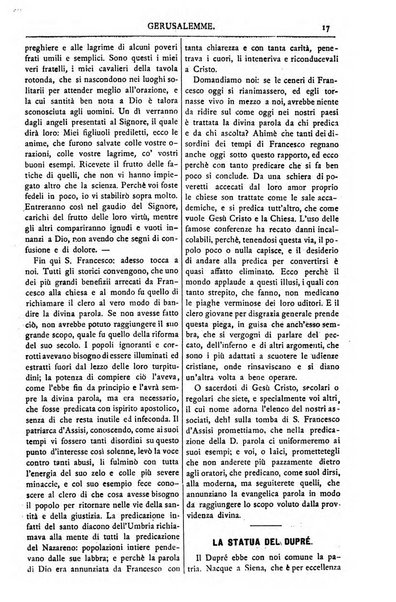 Gerusalemme periodico dell'alleanza cristiana e organo della Palestina