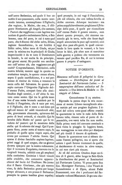 Gerusalemme periodico dell'alleanza cristiana e organo della Palestina