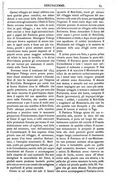 Gerusalemme periodico dell'alleanza cristiana e organo della Palestina