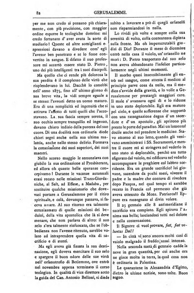 Gerusalemme periodico dell'alleanza cristiana e organo della Palestina