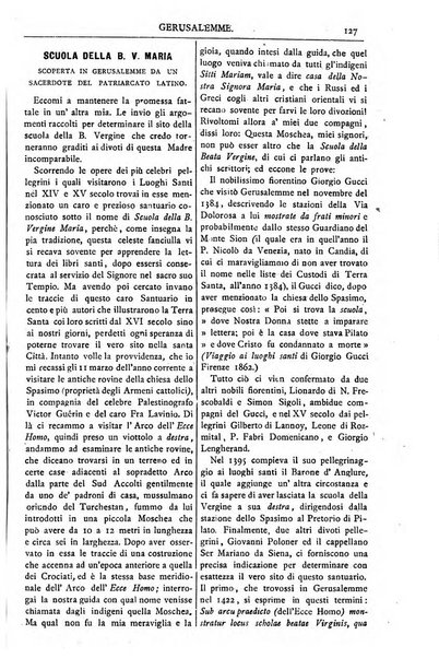 Gerusalemme periodico dell'alleanza cristiana e organo della Palestina