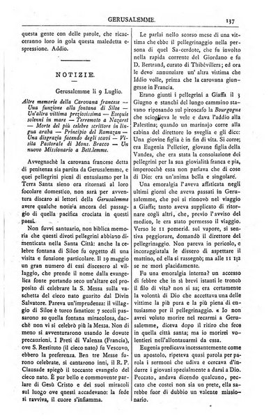 Gerusalemme periodico dell'alleanza cristiana e organo della Palestina