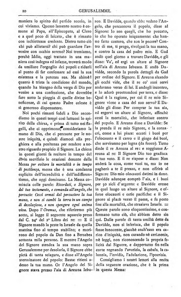 Gerusalemme periodico dell'alleanza cristiana e organo della Palestina