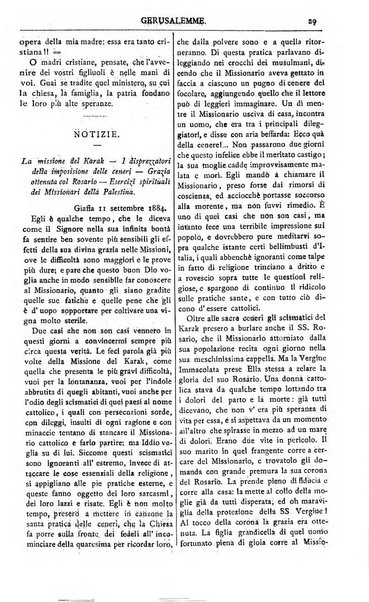 Gerusalemme periodico dell'alleanza cristiana e organo della Palestina