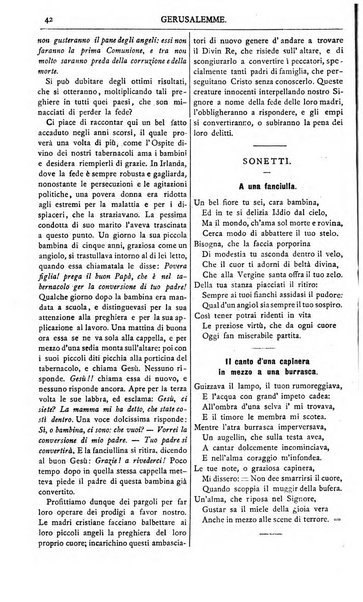 Gerusalemme periodico dell'alleanza cristiana e organo della Palestina