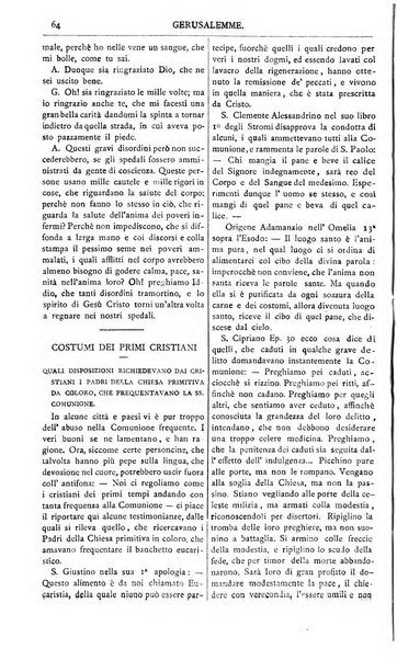 Gerusalemme periodico dell'alleanza cristiana e organo della Palestina