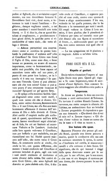 Gerusalemme periodico dell'alleanza cristiana e organo della Palestina