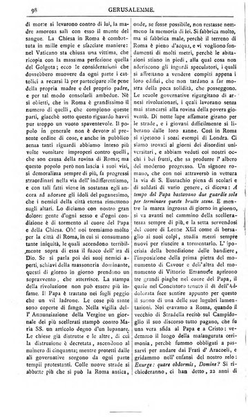 Gerusalemme periodico dell'alleanza cristiana e organo della Palestina