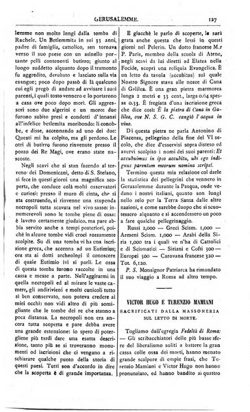 Gerusalemme periodico dell'alleanza cristiana e organo della Palestina