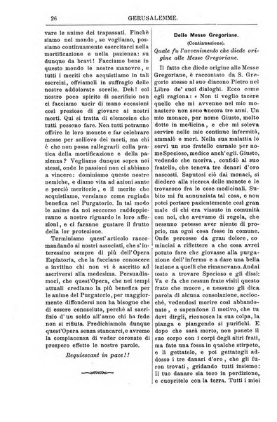 Gerusalemme periodico dell'alleanza cristiana e organo della Palestina