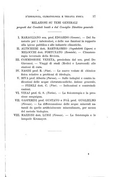 Atti del ... Congresso nazionale di idrologia, climatologia e terapia fisica