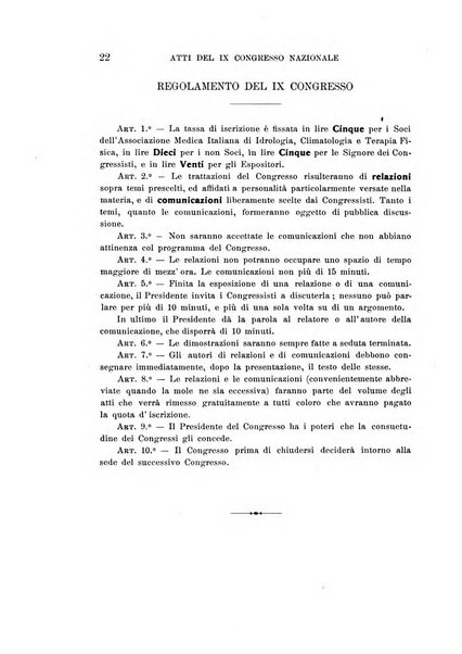 Atti del ... Congresso nazionale di idrologia, climatologia e terapia fisica
