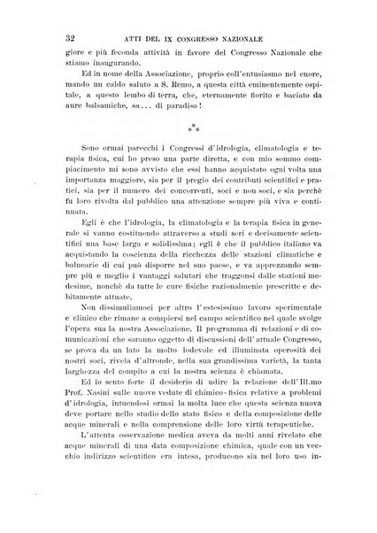 Atti del ... Congresso nazionale di idrologia, climatologia e terapia fisica