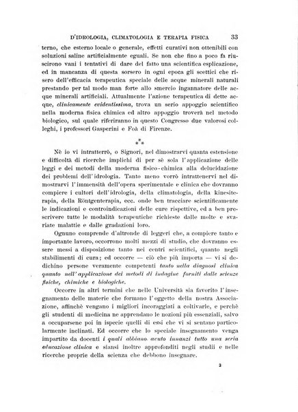 Atti del ... Congresso nazionale di idrologia, climatologia e terapia fisica