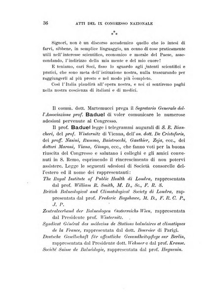 Atti del ... Congresso nazionale di idrologia, climatologia e terapia fisica