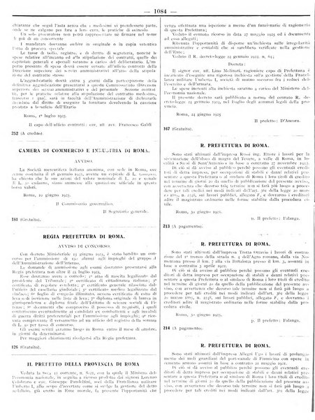 Foglio degli annunzi legali della provincia di Roma