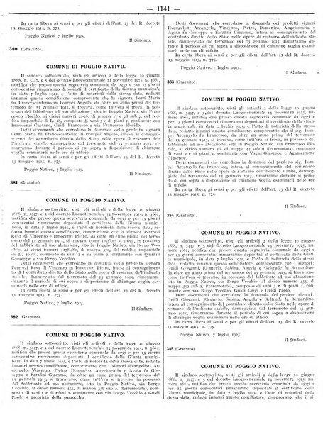 Foglio degli annunzi legali della provincia di Roma