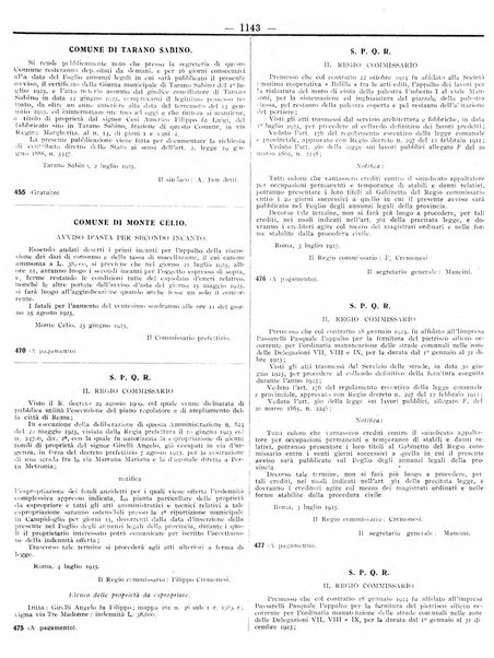 Foglio degli annunzi legali della provincia di Roma