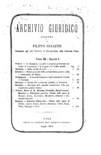 Archivio giuridico