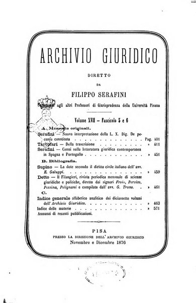 Archivio giuridico