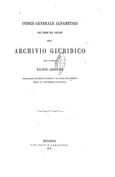 Archivio giuridico