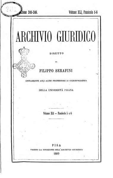 Archivio giuridico