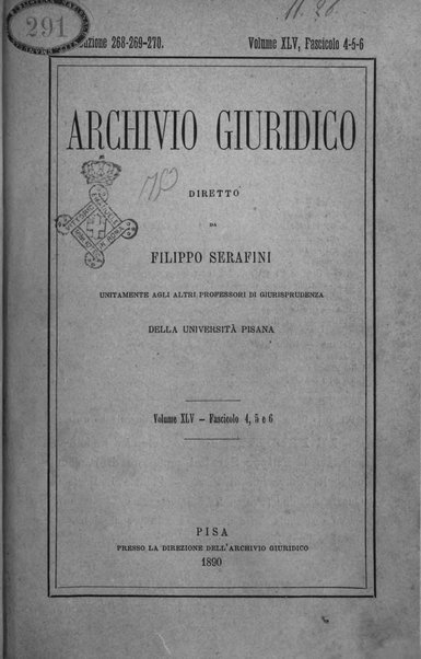 Archivio giuridico