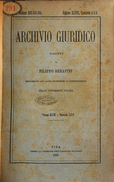 Archivio giuridico