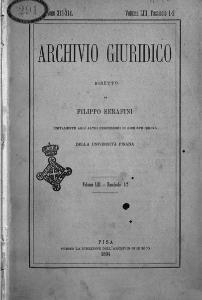 Archivio giuridico