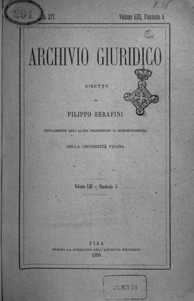 Archivio giuridico