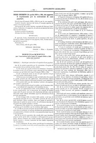 Supplemento legislativo della Giurisprudenza italiana raccolta periodica e critica di giurisprudenza, dottrina e legislazione