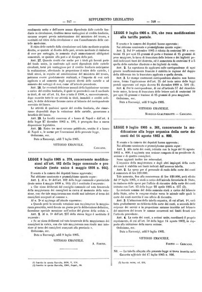 Supplemento legislativo della Giurisprudenza italiana raccolta periodica e critica di giurisprudenza, dottrina e legislazione