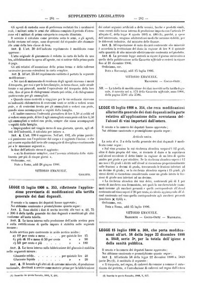 Supplemento legislativo della Giurisprudenza italiana raccolta periodica e critica di giurisprudenza, dottrina e legislazione