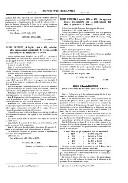 Supplemento legislativo della Giurisprudenza italiana raccolta periodica e critica di giurisprudenza, dottrina e legislazione