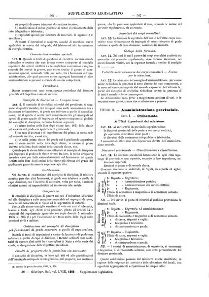 Supplemento legislativo della Giurisprudenza italiana raccolta periodica e critica di giurisprudenza, dottrina e legislazione