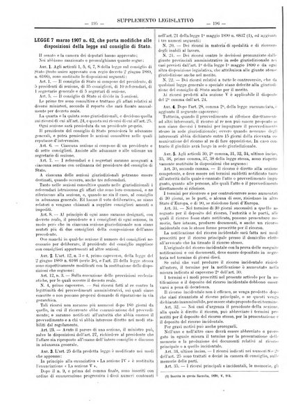 Supplemento legislativo della Giurisprudenza italiana raccolta periodica e critica di giurisprudenza, dottrina e legislazione