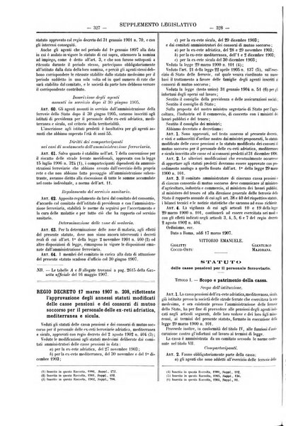 Supplemento legislativo della Giurisprudenza italiana raccolta periodica e critica di giurisprudenza, dottrina e legislazione