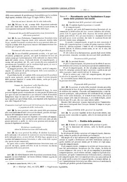 Supplemento legislativo della Giurisprudenza italiana raccolta periodica e critica di giurisprudenza, dottrina e legislazione